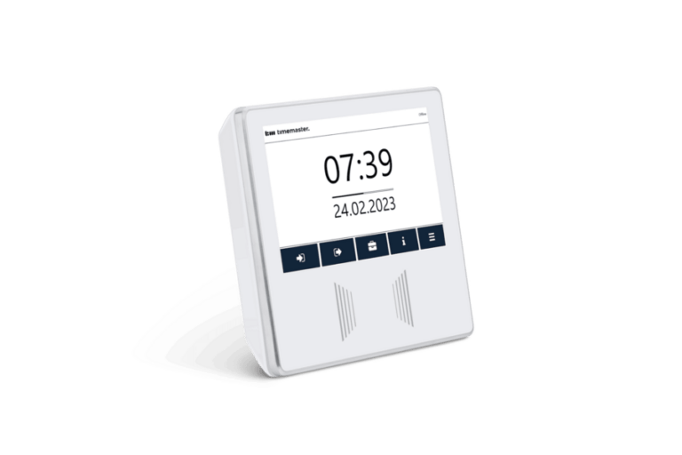 Erfassungsterminal plus7 in der Farbe weiß