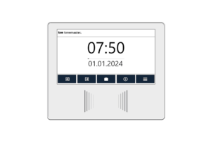 Frontansicht vom Erfassungsterminal plus7