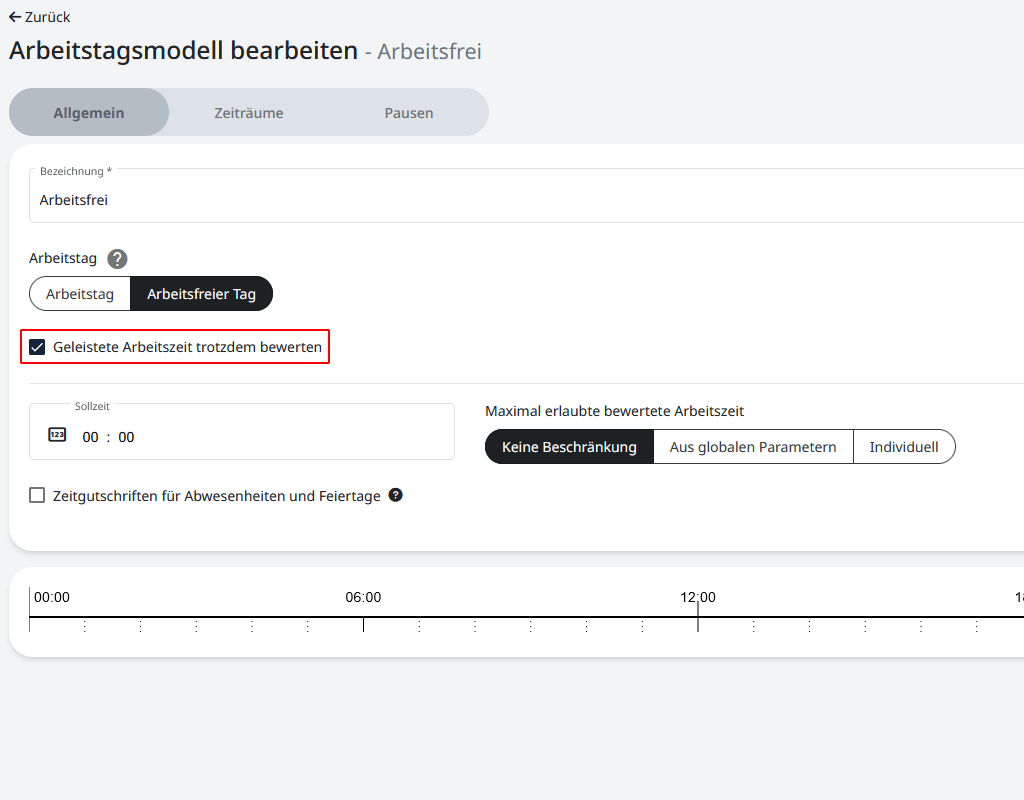 Bewertung der Arbeitszeit an arbeitsfreien Tagen