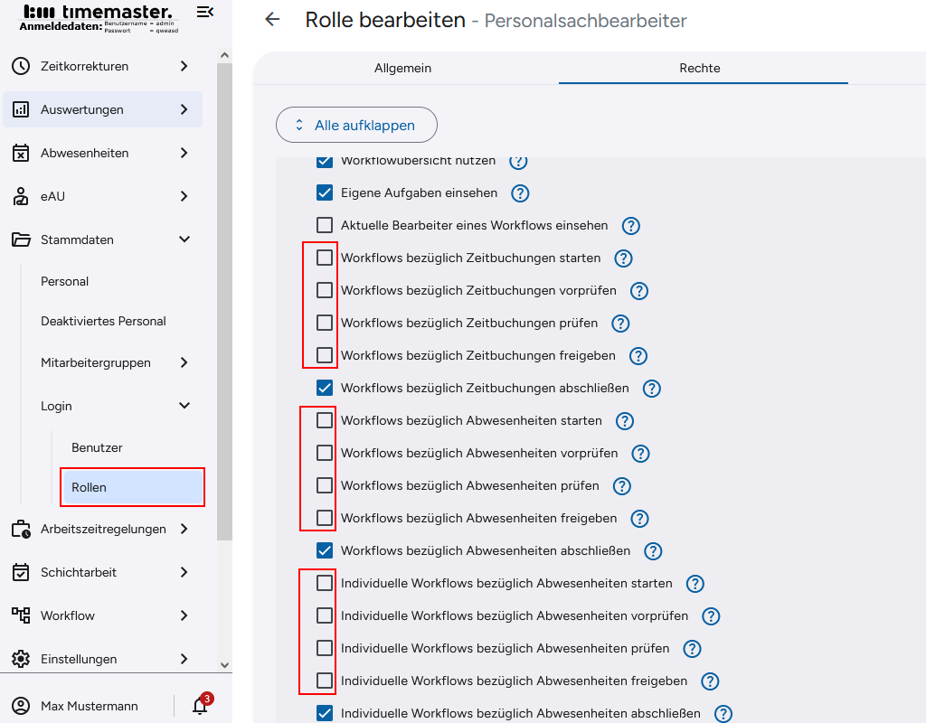 Mehrstufiger Workflow
