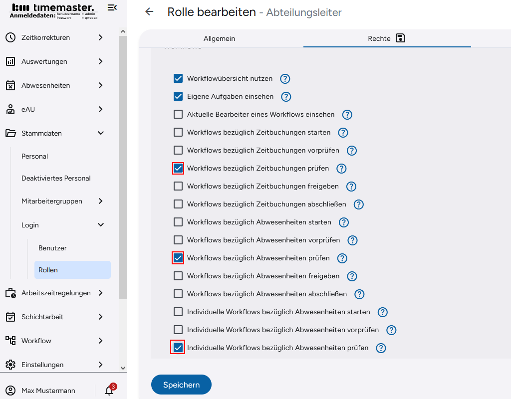 Mehrstufiger Workflow